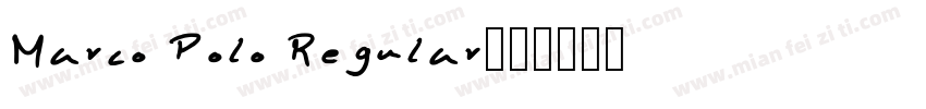 Marco Polo Regular字体转换